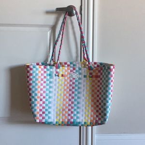 Kate Spade Multi-Color Woven Beach Tote